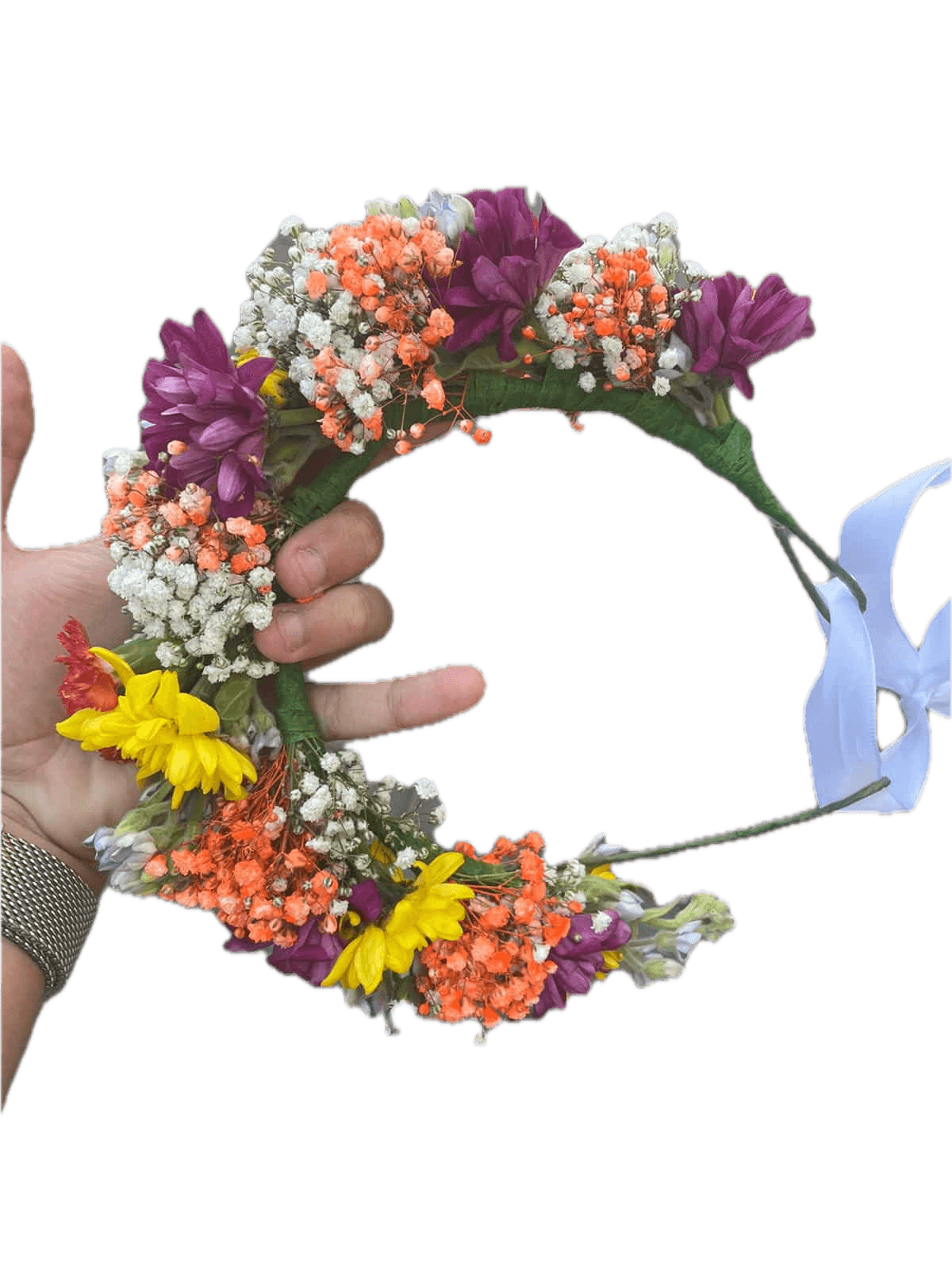 זר לראש ציבעוני — תמונה 2