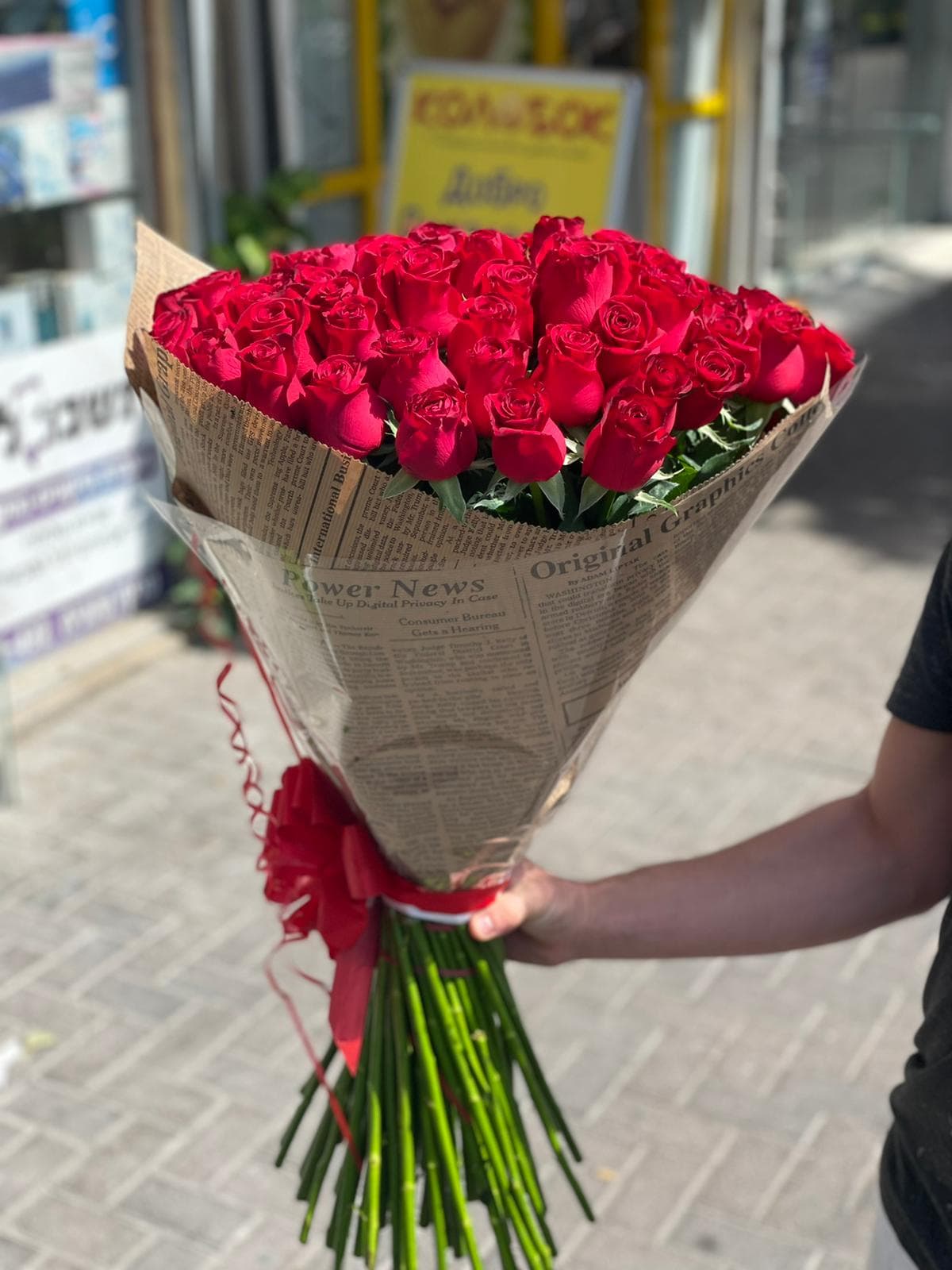 ורדים באריזת קוקוס