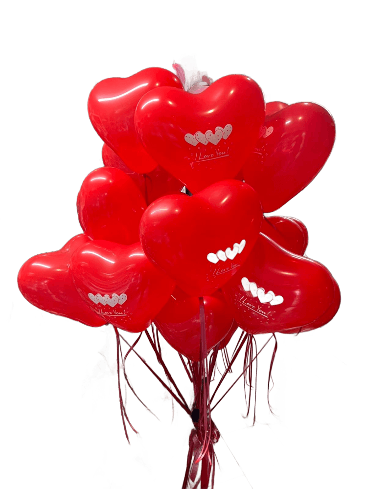 בלון לב אדום I Love You